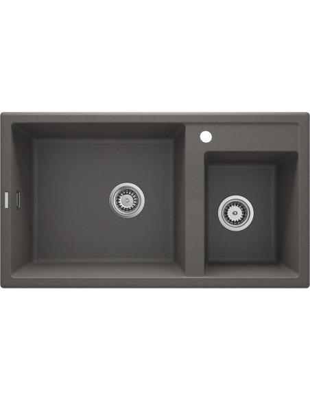 Deante Eridan Granīta izlietne, 2-bļodas ZQE_T20B