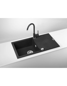 Deante Evora Granīta izlietne, 1 bļoda ar noteku ZQJ_2113 2