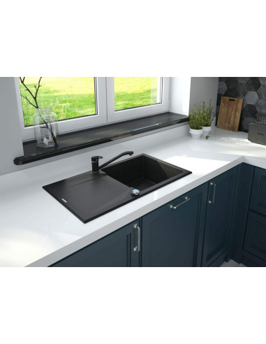 Deante Evora Granīta izlietne, 1 bļoda ar noteku ZQJ_2113