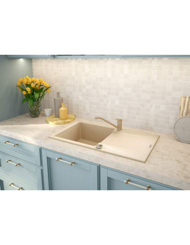 Deante Evora Granīta izlietne, 1 bļoda ar noteku ZQJ_7113