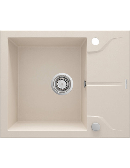 Deante Andante Granīta izlietne, 1 bļoda ar noteku ZQN_511A