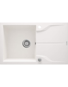 Deante Andante Flush granīta izlietne, 1 bļoda ar noteci - iebūvējama ZQN_A11F