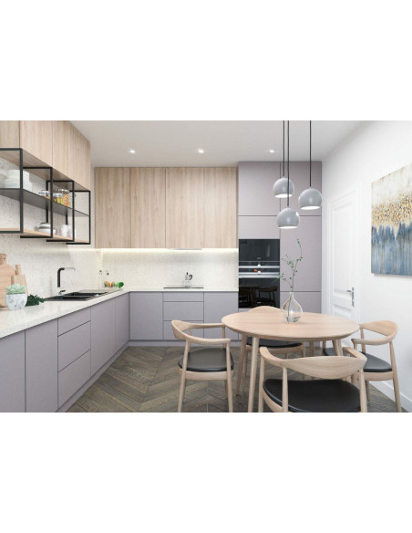 Deante Andante Granīta izlietne, 2-bļoda ar noteci ZQN_G213