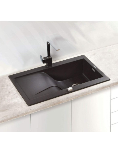 Deante Rapsodia Granite izlietne, 1 bļoda ar noteku ZQR_A113