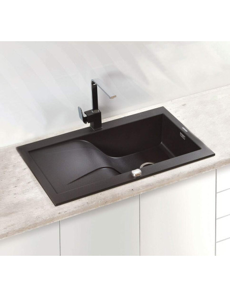 Deante Rapsodia Granite izlietne, 1 bļoda ar noteku ZQR_A113