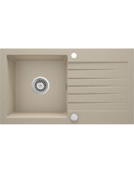 Deante Zorba Granīta izlietne, 1 bļoda ar noteku ZQZ_7113