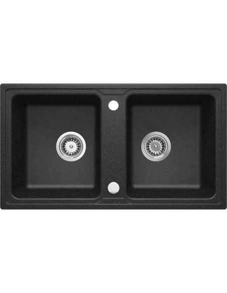 Deante Zorba Granīta izlietne, 2-bļodas ZQZ_2203