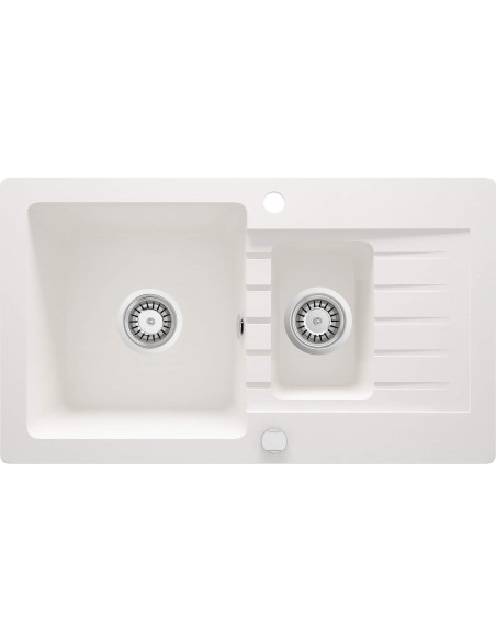 Deante Zorba Granīta izlietne, 1,5 bļoda ar noteku ZQZ_A513