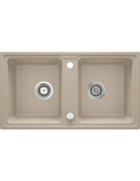 Deante Zorba Granīta izlietne, 2-bļoda ZQZ_7203