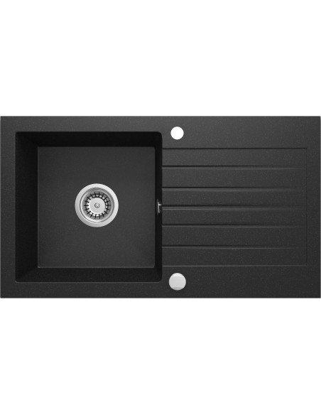 Deante Zorba Granīta izlietne, 1 bļoda ar noteku ZQZ_G113