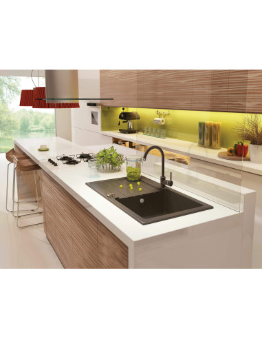 Deante Zorba Granīta izlietne, 1 bļoda ar noteku ZQZ_G113