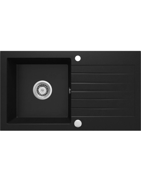 Deante Zorba Granīta izlietne, 1 bļoda ar noteci ZQZ_N113