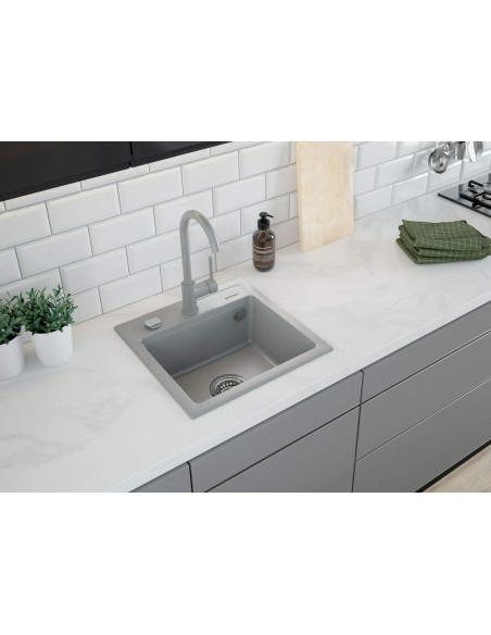 Deante Zorba Granīta izlietne, 1-bļoda ZQZ_S103