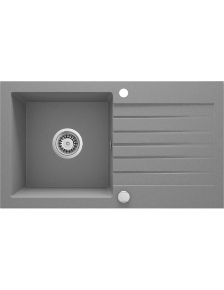 Deante Zorba Granīta izlietne, 1 bļoda ar noteku ZQZ_S113