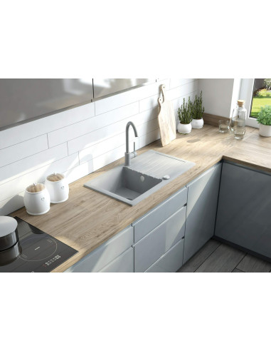 Deante Zorba Granīta izlietne, 1 bļoda ar noteci ZQZ_T113