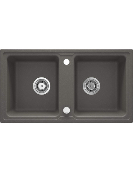 Deante Zorba Granīta izlietne, 2-bļodas ZQZ_T203