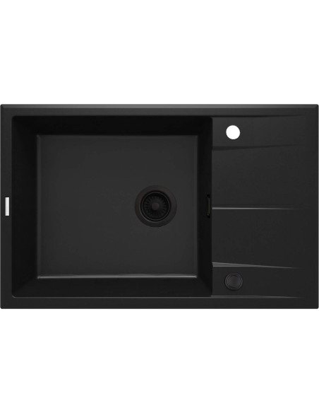 Deante Eridan Granīta izlietne, 1 bļoda ar noteku ZQE_N11B