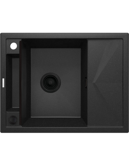 Deante Magnetic Magnetic granīta izlietne, 1 bļoda ar notecinājumu ZRM_G11A