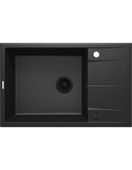 Deante Eridan granīta izlietne, 1 bļoda ar notecinājumu ZQE_G11B