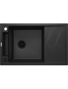 Deante Magnetic Magnetic granīta izlietne, 1 bļoda ar notecinājumu ZRM_G113