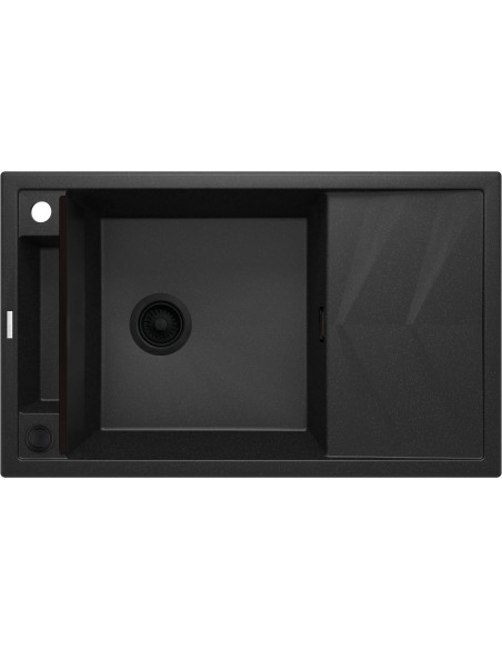 Deante Magnetic Magnetic granīta izlietne, 1 bļoda ar notecinājumu ZRM_G113