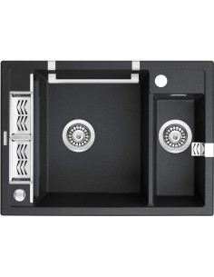 Deante Magnetic Magnetic granīta izlietne, 1,5 bļodas ZRM_G503 2