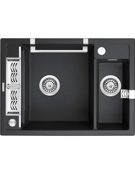 Deante Magnetic Magnetic granīta izlietne, 1,5 bļodas ZRM_G503