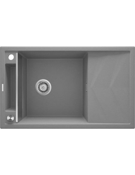 Deante Magnetic Magnetic granīta izlietne, 1 bļoda ar notecinājumu ZRM_S113