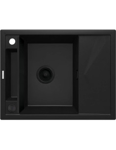 Deante Magnetic Magnetic granīta izlietne, 1 bļoda ar notecinājumu ZRM_N11A