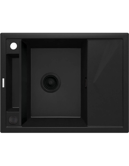 Deante Magnetic Magnetic granīta izlietne, 1 bļoda ar notecinājumu ZRM_N11A