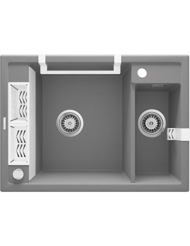 Deante Magnetic Magnetic granīta izlietne, 1,5 bļodas ZRM_S503