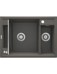 Deante Magnetic Magnētiskā granīta izlietne, 1,5 bļoda ZRM_T503