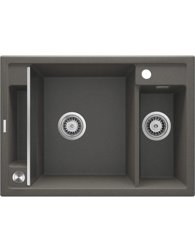 Deante Magnetic Magnētiskā granīta izlietne, 1,5 bļoda ZRM_T503
