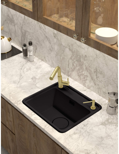 Deante Momi Granīta izlietne, 1-bļoda ZKM_G103