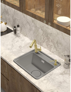 Deante Momi Granīta izlietne, 1 bļoda ZKM_S103 2