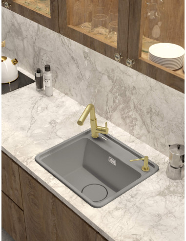 Deante Momi Granīta izlietne, 1 bļoda ZKM_S103