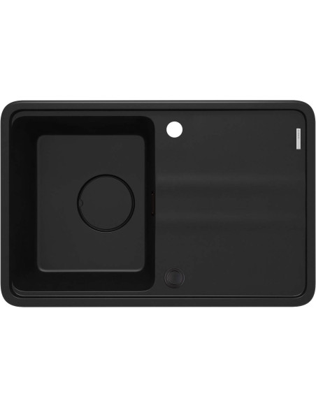 Deante Momi granīta izlietne, 1-bļoda ar noteci ZKM_N11A