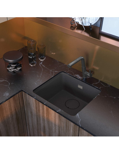 Deante Momi Granīta izlietne, 1-bļoda ZKM_T10A