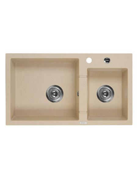 Deante Piva Granīta izlietne, 2 bļodiņas ZQI_7203