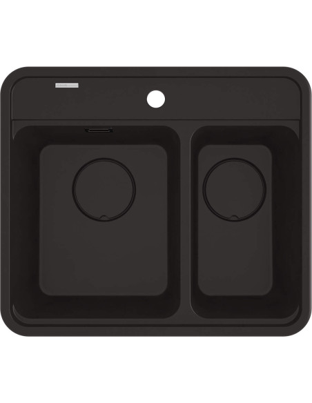 Deante Momi Granīta izlietne, 1,5 bļoda ZKM_N503