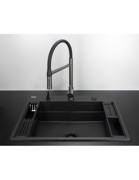 Deante Magnetic Magnetic granīta izlietne, 1 bļoda ZRM_N10B