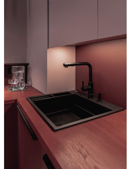 Deante Magnetic Magnetic granīta izlietne, 1 bļoda ZRM_N10A