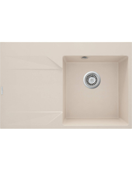 Deante Evora granīta izlietne, 1 bļoda ar notecinājumu - kreisajā pusē ZQJ_511L