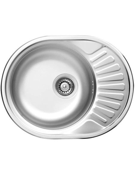 Done Twist tērauda izlietne, 1 bļoda ar notecinātāju ZEU_311C