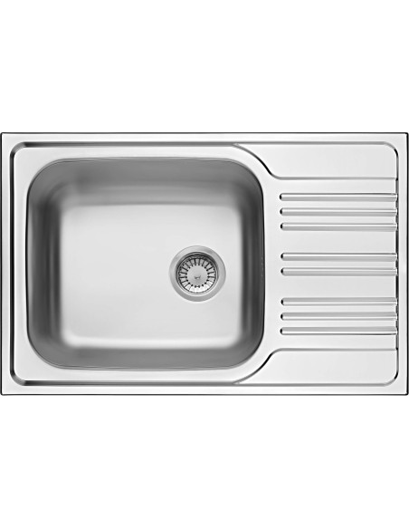 Deante Xylo tērauda izlietne, 1 bļoda ar notecinātāju ZEX_311B