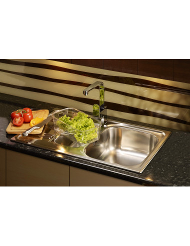 Ražota Xylo tērauda izlietne, 1,5 bļodas ZEX_0503