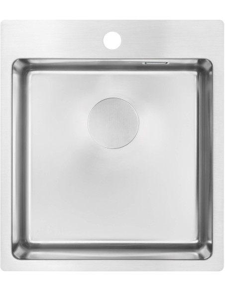 Deante Olfato tērauda izlietne, 1 bļoda ZPO_010A