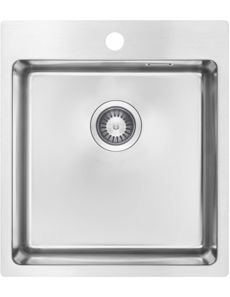 Deante Olfato tērauda izlietne, 1 bļoda ZPO_010A