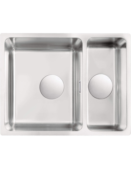 Deante Egeria Tērauda izlietne, 1,5 bļoda, zem stiprinājuma ZPE_050C