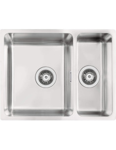 Deante Egeria Tērauda izlietne, 1,5 bļoda, zem stiprinājuma ZPE_050C 2